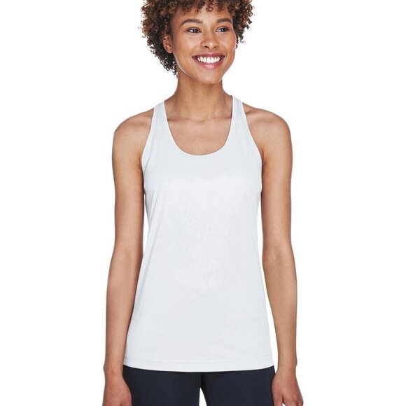 White Tank Tops Blank Racerback Ladies Zone Performance Bundle of 3 Size S - Picture 1 of 3
